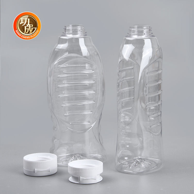 De Sausflessen van de HUISDIEREN Plastic Samendrukking met Deksel Flip Top Food Grade