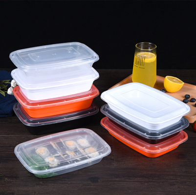 OEM past Meeneem het Voedselverpakking Tray With Lid van Verpakkingsdozen aan