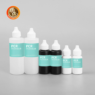 30Ml 50Ml 120Ml Pcr Recycled Plastic Squeeze Flasses met mondstuk