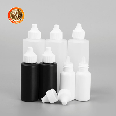 CQC Plastic E vloeibare fles voor oplosmiddelen oliën verf inkt knijpen fles met draaien top cap tip applicator