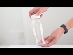 De Sausflessen van de HUISDIEREN Plastic Samendrukking met Deksel Flip Top Food Grade