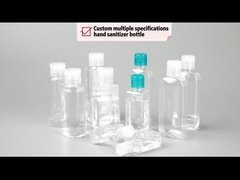 OEM Mini Plastic Sanitizer Bottle PCR PLA de Fles van het de Handdesinfecterende middel van de Reisgrootte met Siliconehouder