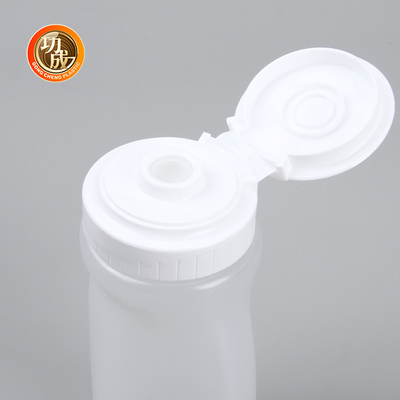 Flip Top Plastic Squeeze Sauce-Fles voor Stroop 250ml 500ml