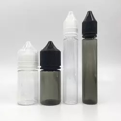 van het de Flessen120ml Huisdier van 60ml 15ml 30ml 10ml Lege Plastic E Vloeibare Zwarte het Druppelbuisjev3 Fles
