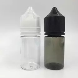 van het de Flessen120ml Huisdier van 60ml 15ml 30ml 10ml Lege Plastic E Vloeibare Zwarte het Druppelbuisjev3 Fles