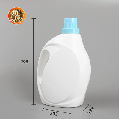 PE Lege Plastic Was Detergent Fles met Opnieuw te gebruiken Schroefdeksel