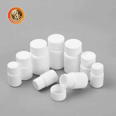 Farmaceutische HDPE Plastic van het de Persschroefdeksel van de Pillenfles Lege de Geneeskundeflessen