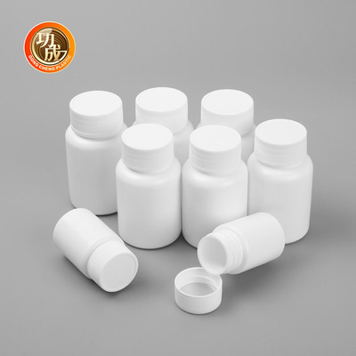 Witte Plastic de Pillenfles van 100ml 120ml 150ml met Schroefdop