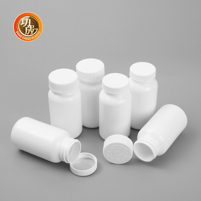 De ronde Witte HDPE Containers van de het Voorschriftpil van de Capsulefles 100ml 150ml 200ml