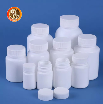 Lege Ronde Witte Plastic HDPE van de Pillenfles geneeskundefles 50ml 60ml 100ml 150ml 200ml