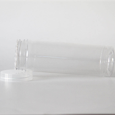 De transparante Kruiken van het de Koekjestrommel450ml 500ml Plastic Suikergoed van het HUISDIERENsuikergoed met Deksels