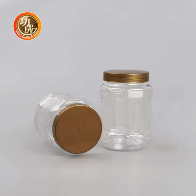 Lege Brede Fles 87mm van de Mond Plastic Jam Ronde Voedsel voor huisdierenkruik
