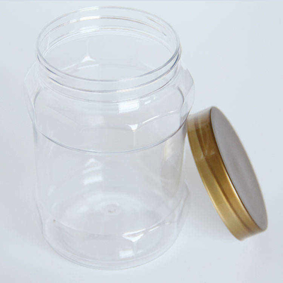 Lege Brede Fles 87mm van de Mond Plastic Jam Ronde Voedsel voor huisdierenkruik