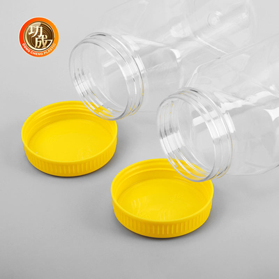 Grote Transparante Plastic het Suikergoed Plastic Schroefdopcontainers van de Jamfles