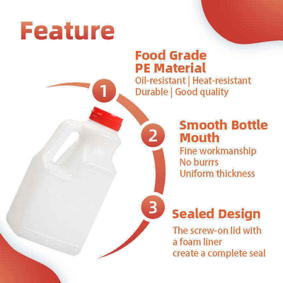 Douanehdpe Fles van de Voedsel de Plastic Sojasaus met Handvat