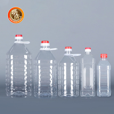 OEM Duidelijk van de de Flessen250ml 500ml 1l Tafelolie van de Huisdieren Plastic Specerij de Containerplastiek