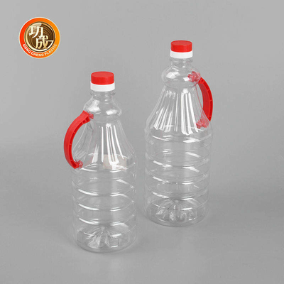 Fles van de de Flessen1680ml Arachideolie van de douane de Duidelijke Plastic Specerij