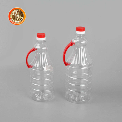 Van het de Flessenhuisdier van de schroefdeksel Plastic Specerij de Sojasausfles met Handvat