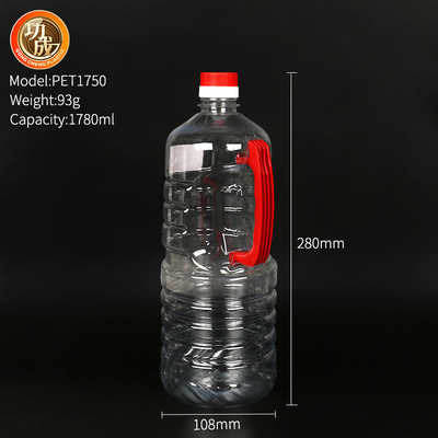 Van het de Flessen800ml 900ml Transparante HUISDIER van de douane Plastic Specerij de Sojasausfles