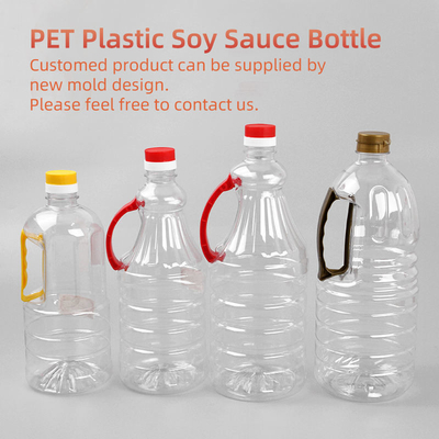 De Sojasaus Plastic Fles van de HUISDIEREN Eetbare Olie met Handvatoem ODM