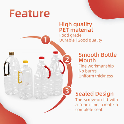 fles van de het HUISDIEREN de plastic eetbare olie van 1280ml 1600ml 1800ml voor Azijn met Deksel