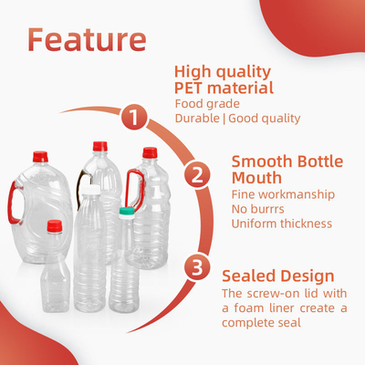 van de Specerijflessen van 380ml 500ml 760ml Plastic Lege Vierkante de Eetbare Oliefles