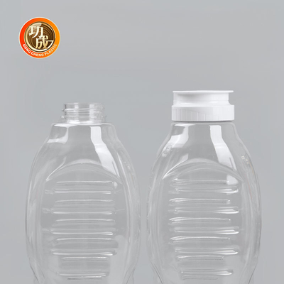 De Sausflessen van de HUISDIEREN Plastic Samendrukking met Deksel Flip Top Food Grade