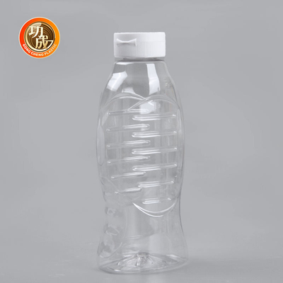 De Sausflessen van de HUISDIEREN Plastic Samendrukking met Deksel Flip Top Food Grade