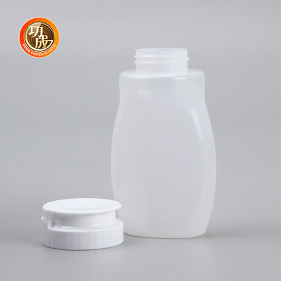 Fles van de de Saussamendrukking van 230ml 250ml 500ml 1000ml de Plastic voor de Ketchup van de de Barbecuesaus van de Olietomaat