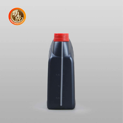 De strakke van de de Motorolie van de Structuurbenzine van het de Flessen Marineblauwe Smeermiddel Plastic Fles