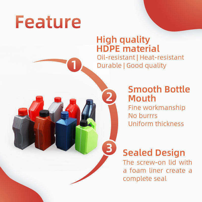 douane1l de lege HDPE Plastic fles van de de motorolie van de motorolie