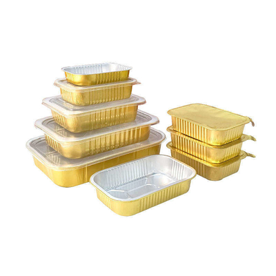 Beschikbare Aluminiumfolievoedsel van het de Containeraluminium van de Verpakkingsopslag de Lunchdoos