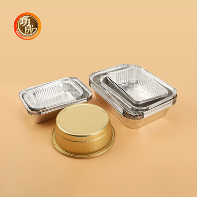 De Aluminiumfoliecontainer 3 van de voedselrang Compartiment om te gaan Containers
