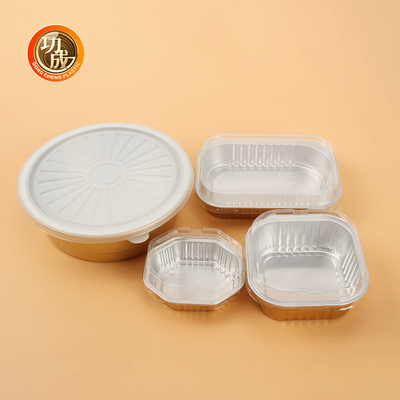 Beschikbaar Meeneem de Aluminiumfoliebaksel Tray Barbecue Pan van de Voedselcontainer