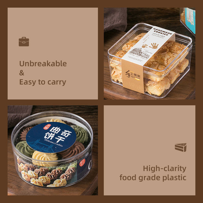 De vierkante Tiramisu-van het de Containergebakje van de Cakeopslag van het de Moussedessert Zoete Verpakkende Doos