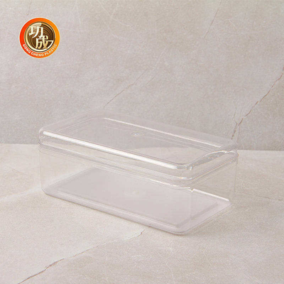 De transparante Container van het de Kruiken660ml Plastic Voedsel van de HUISDIEREN Vierkante Plastic Opslag met Deksels