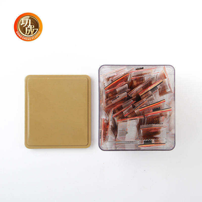 Het plastic HUISDIER past de Containers van het de Notenvoedsel van Verpakkingsdozen met Deksels 1380ml aan