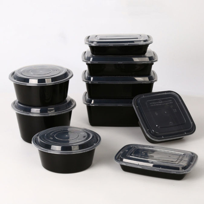 OEM het Wegwerpproduct neemt Containers Plastic Dienbladen met Deksels