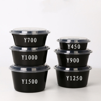 OEM het Wegwerpproduct neemt Containers Plastic Dienbladen met Deksels