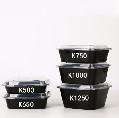 OEM het Wegwerpproduct neemt Containers Plastic Dienbladen met Deksels