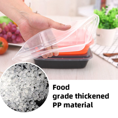 OEM het Wegwerpproduct neemt Containers Plastic Dienbladen met Deksels