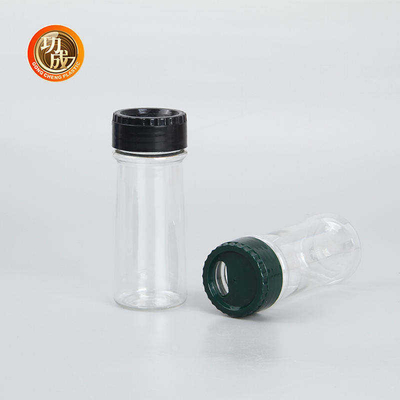 De Flessen Lege Peper die van het schroefdeksel Plastic Kruid Plastic Shaker Jars kruidt