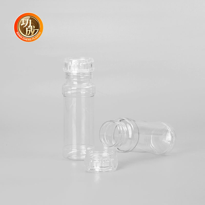 De Flessenspecerij Shaker Jars 250ml 500ml van het douane Transparante Plastic Kruid