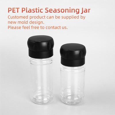 125Ml het plastic van de de Schroefmond van Kruidflessen Kruiden Shaker With Lid