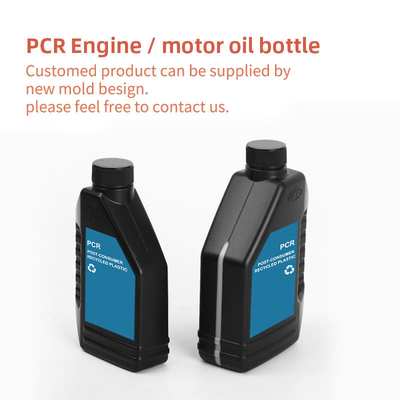 op maat gemaakte lege 500 ml plastic PCR-motoroliefles met schroefdop