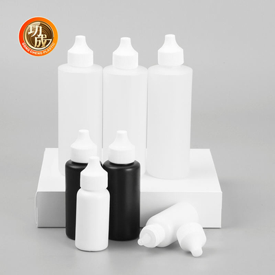 OEM-containers voor het afvoeren van olie met leeg draaiend dopje, plasticspigmentdropper, flessen