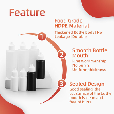ODM Haarverf Sauce Squeeze Verpakkingsfles Met Twist Open Dispensing Cap