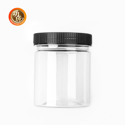 250 g lege zoutverwarmer Plastic Spice flessen met etiket voor verpakking
