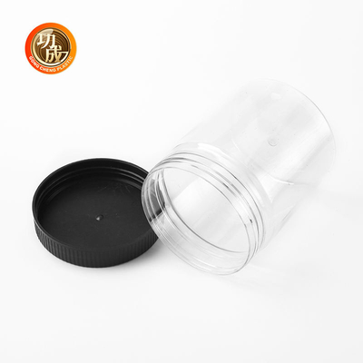 250 g lege zoutverwarmer Plastic Spice flessen met etiket voor verpakking