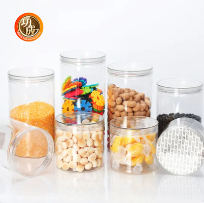 Op maat gemaakte verpakking Breedmond huisdier Specerijen pot met deksel 1150ml